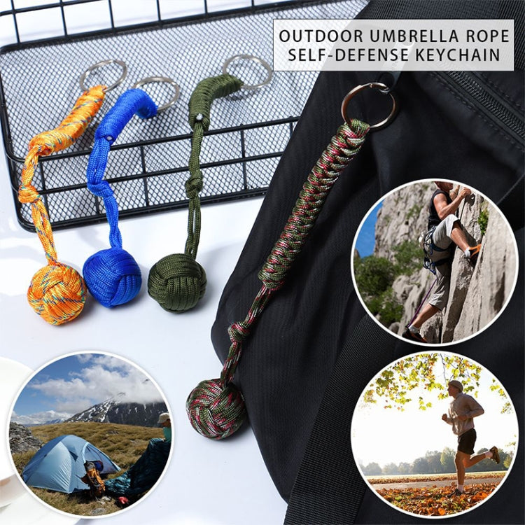 Outdoor Security Protection Black Monkey Fist Steel Ball Bearing Self Defense Lanyard Survival Key Chain Outdoor Security Protection Black Monkey Fist Steel Ball Bearing Self Defense Lanyard Survival Key Chain